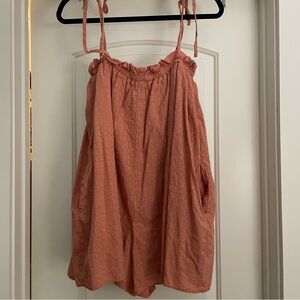 TALULAH Terracotta Romper